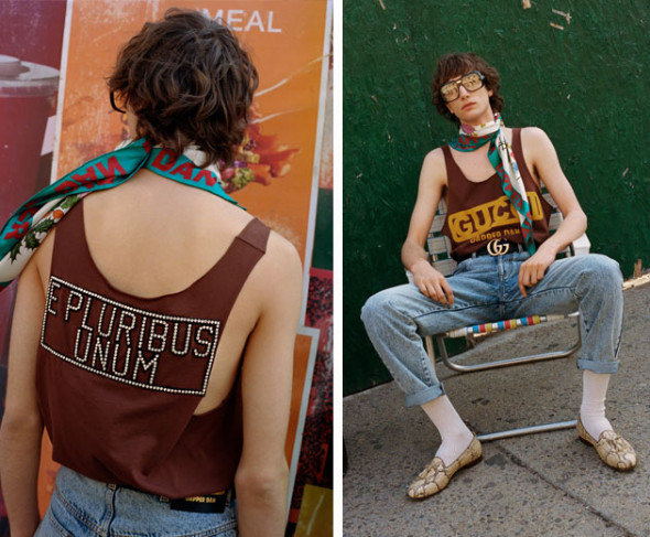 As regatas com logo também foram destaque 170718-gucci-dapper-dan09