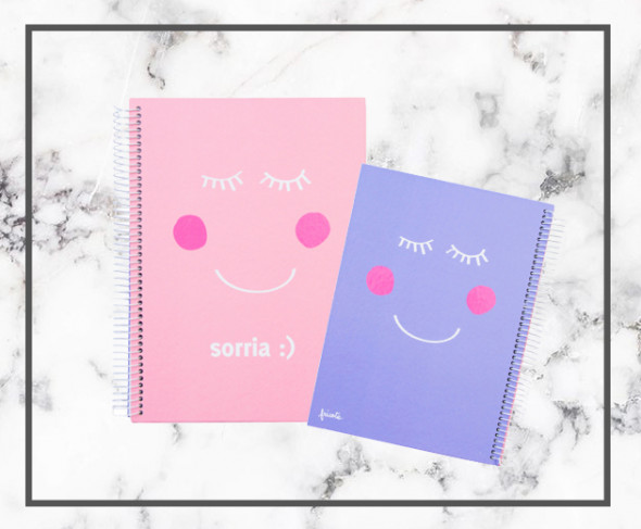 Caderno pra quem quer sorrir, da Fricote (R$ 63) 070818-cadernos-e-canetas07
