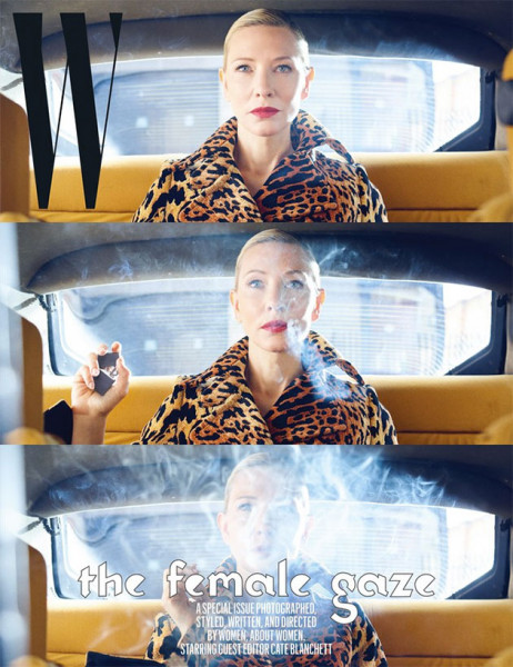 Cate de casaco Victoria Beckham pra videoartista americana Alex Prager 50918-cate-blanchett-w-02