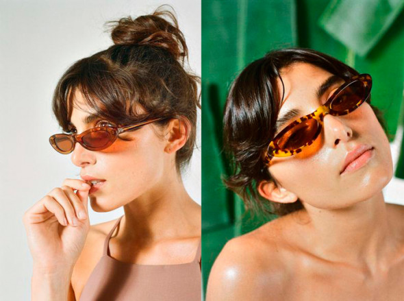 Cariocas (da Zerezes) e paulistas (da Chapéu) se juntaram pra criar o óculos Paraíso, que tem esse formato menorzinho que está na moda 311018-oculos-colab-chapeu-05