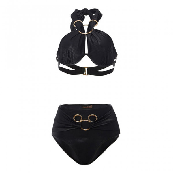 A marca Água de Coco dedicou uma parte de seu desfile pra homenagear o Mickey - olha o biquíni inspirado no ratinho por R$ 259,90 161018-mickey-comemora-90-anos-pelo-mundo-04