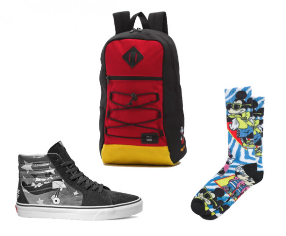 Vans lançou uma coleção especial com peças que mostram a evolução de Mickey em seus 30 anos - a coleção já está disponível nas lojas e no e-commerce da marca com preços que variam entre R$ 69,99 e R$ 449,99 161018-mickey-comemora-90-anos-pelo-mundo-08