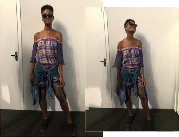 Louyse, @jlouyse, deu aula de simpatia pra gente no backstage! Linda! 291018-diversidade-no-spfw-20