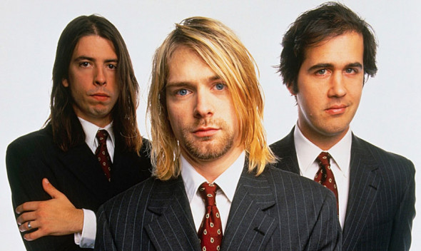 Os integrantes da banda Nirvana: Dave Grohl, Kurt Cobain e Krist Novoselic 020119-processo-nirvana-marc-jacobs5