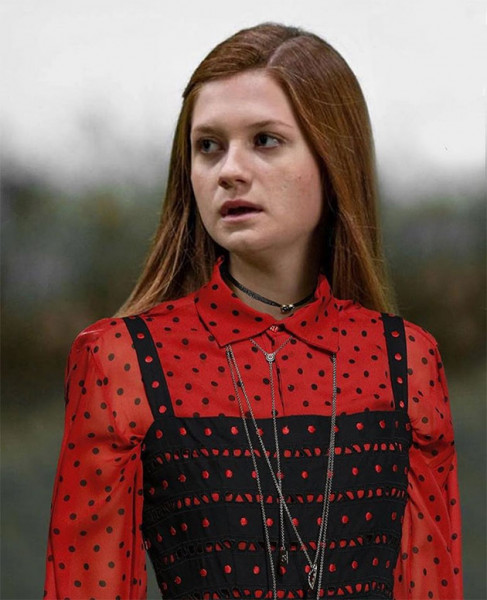 Ginny Wasley de Dior primavera-verão 2018 070119-gryffindior2