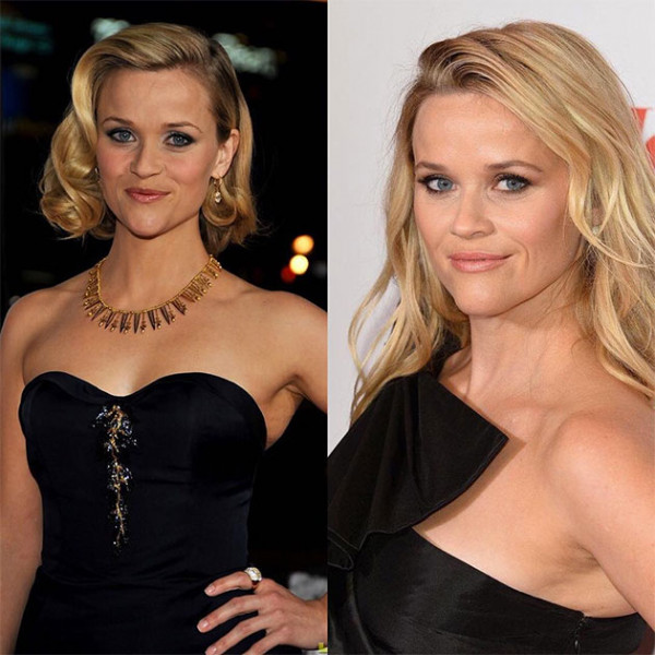 Reese Witherspoon é uma das celebs que aderiu ao 150119-10yearchallenge3