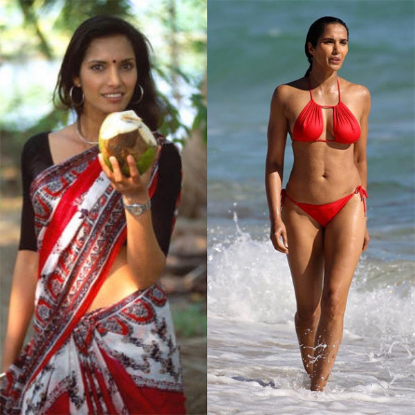 Uma década não foi o suficiente pra Padma Lakshmi, que fez o 150119-10yearchallenge8