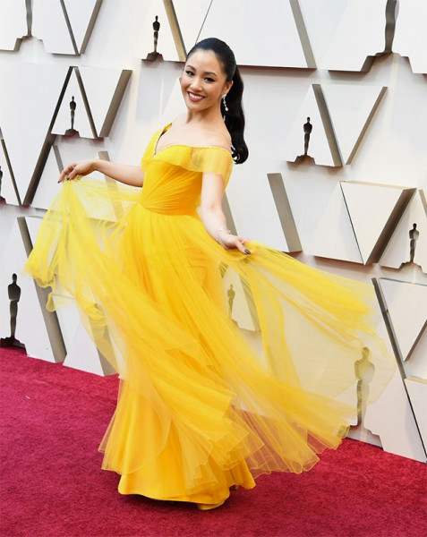 Constance Wu, a estrela de 240219-oscar-constance-wu