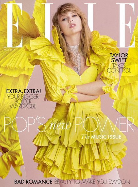 Pra Taylor Swift o papel da música é te transportar pra momentos e é isso que ela busca com suas composições! Quer saber mais detalhes do texto de Taylor pra 010319-taylor-swift-capa-elle-uk6