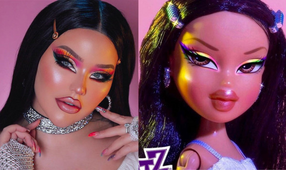 Olha a versão da youtuber Nikkie 140319-bratz-make-nikkietutorials