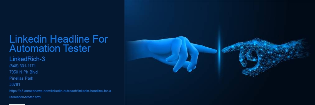 Linkedin Headline For Automation Tester