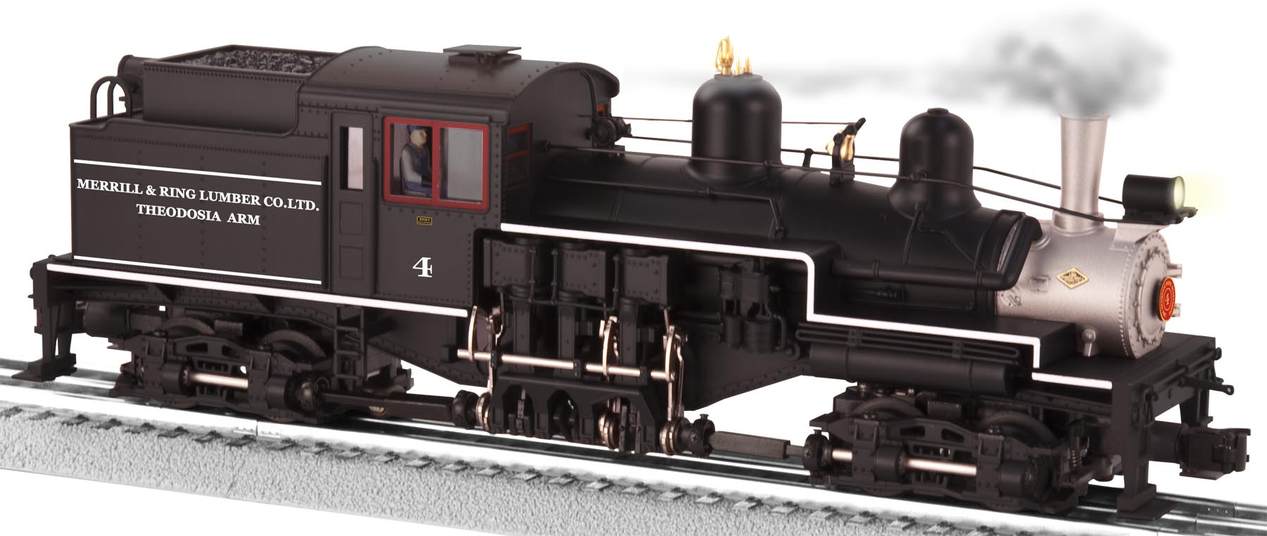 Mardill Rind Merrill & Ring Lumber Co. LEGACY 2-Truck Shay Locomotive #4