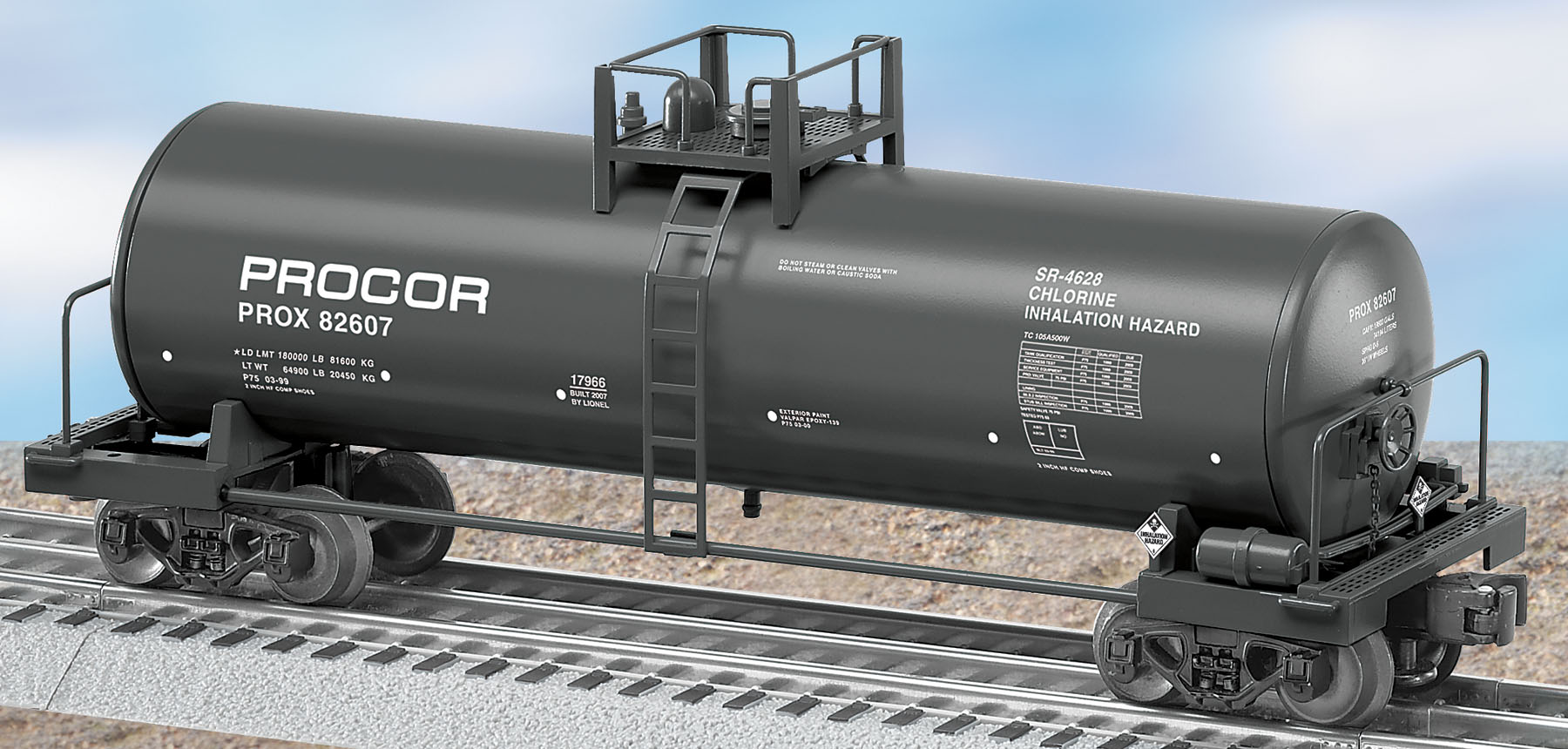 Procor Freight Procor Unibody Tank Car #82607