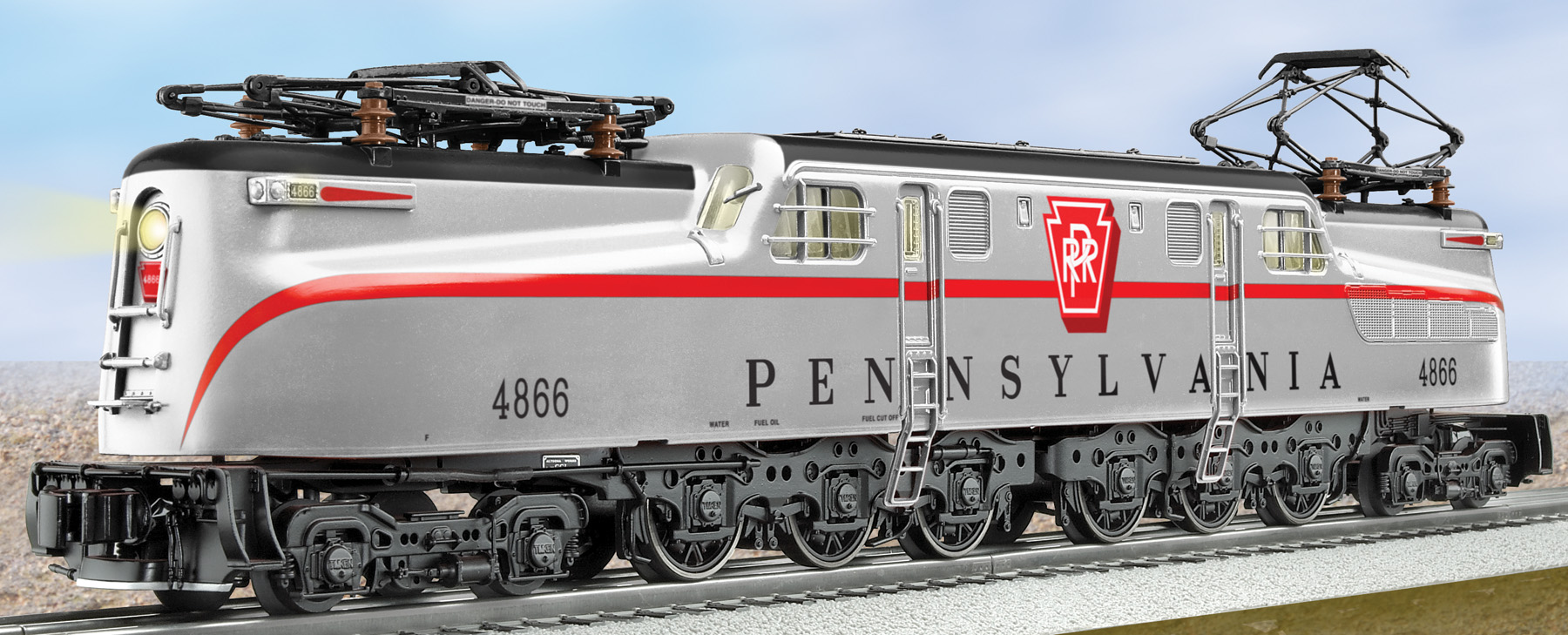 Pennsylvania TMCC Scale GG1 Silver #4866
