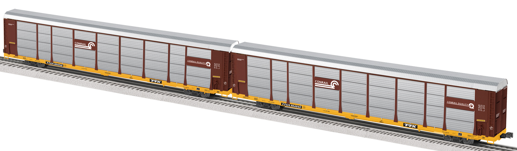 Conrail 89' Auto Rack 2-Pack
