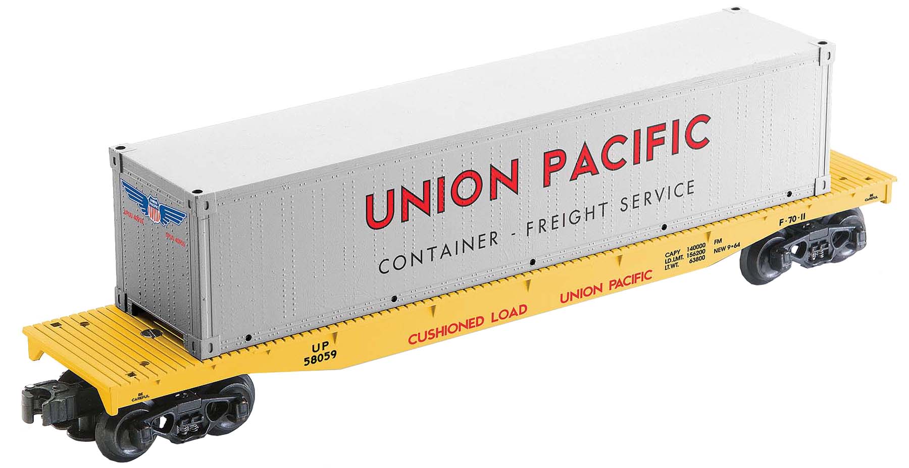 Union Pacific Container Union Pacific Flatcar w/ Container