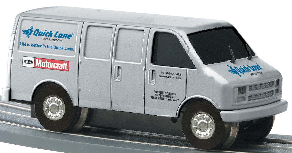 Quick Lane Ford™ Motorcraft Auto Parts Van