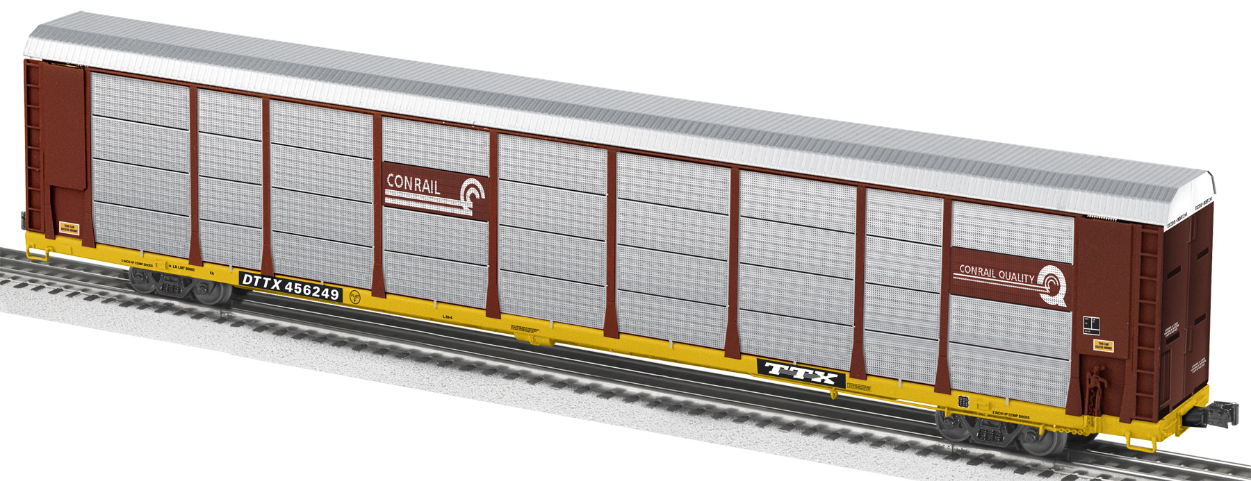 Open Train Auto Racks Conrail 89' Auto Rack Car #456249