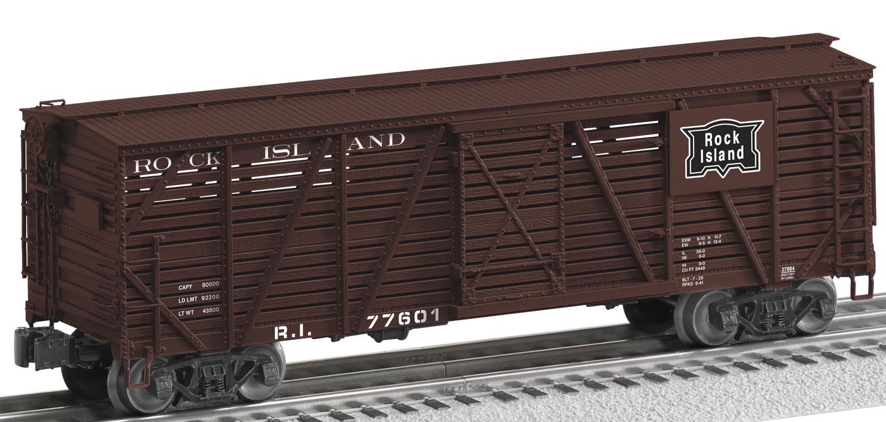 Rock Island ACF 40-Ton Stock Car #77601