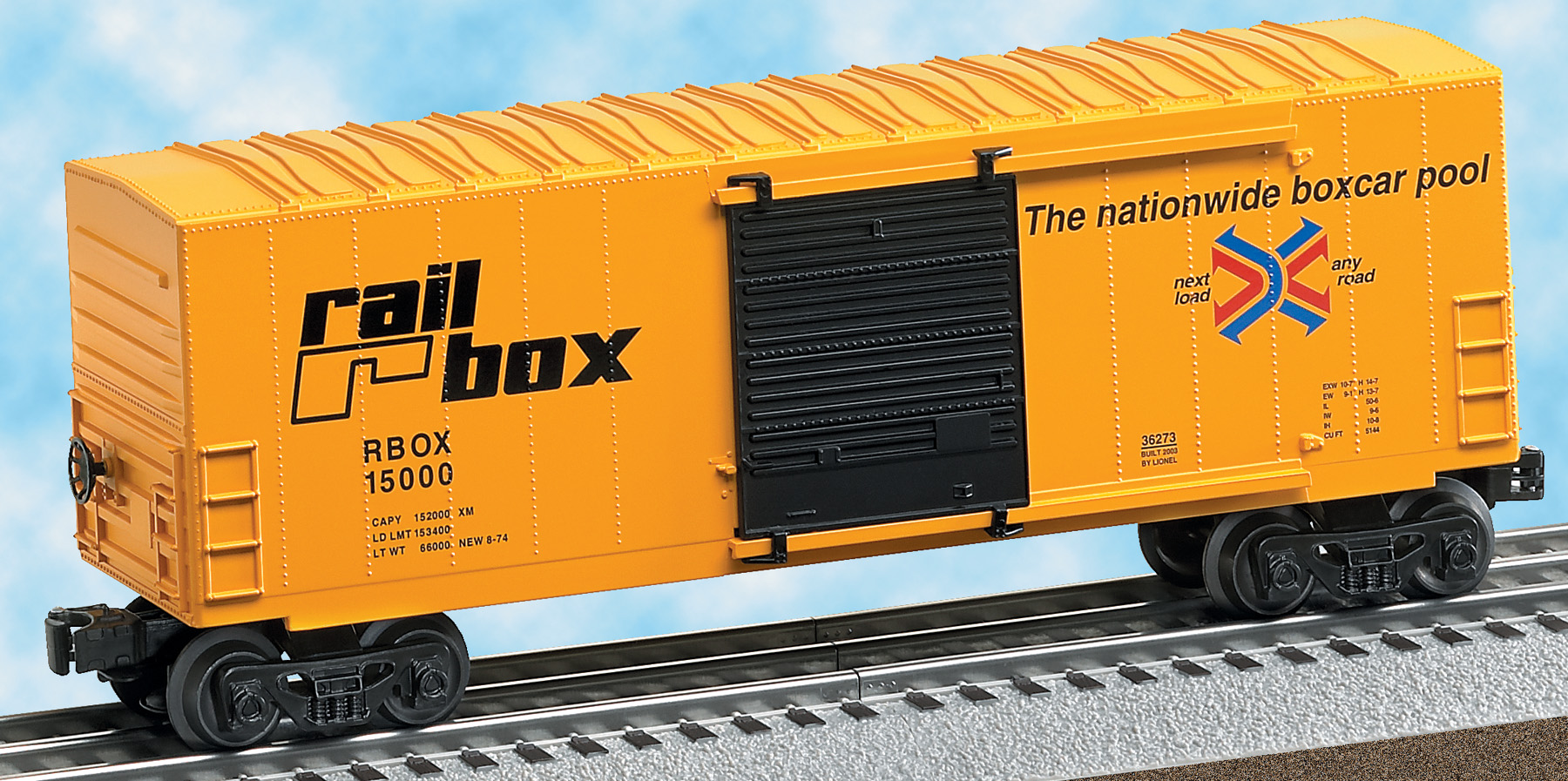 Railbox Hi-Cube Boxcar