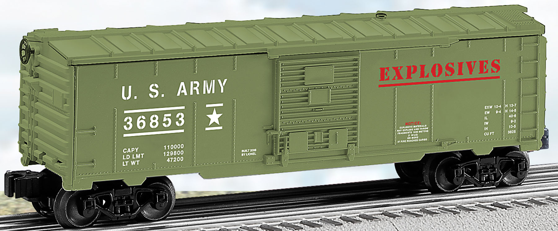 U.S. Army Exploding Boxcar