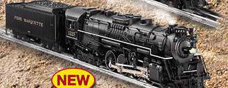 a black train on the tracks