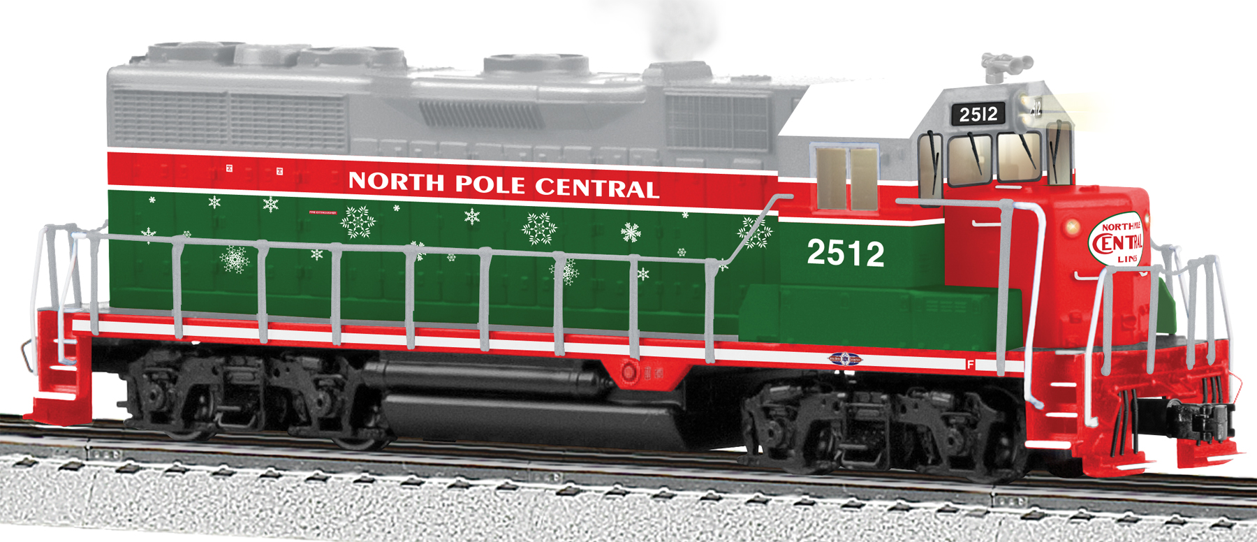 Lionel O Gauge North Pole Central Bobber Caboose – 2023070-C, Christmas Train Car