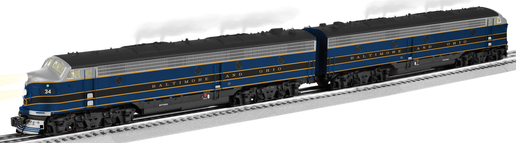 E9 Train Model B&O LEGACY Scale E9 A-A Diesel
