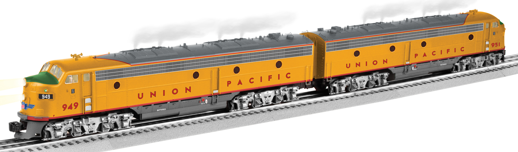E9 Train Model Union Pacific LEGACY Scale E9 A-A Diesel