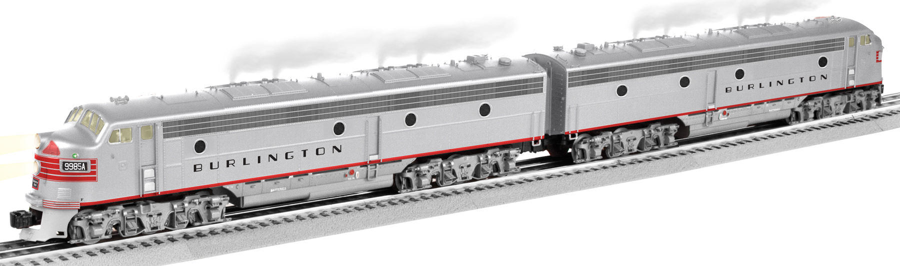 E9 Train Model Burlington LEGACY Scale E9 A-A Diesel