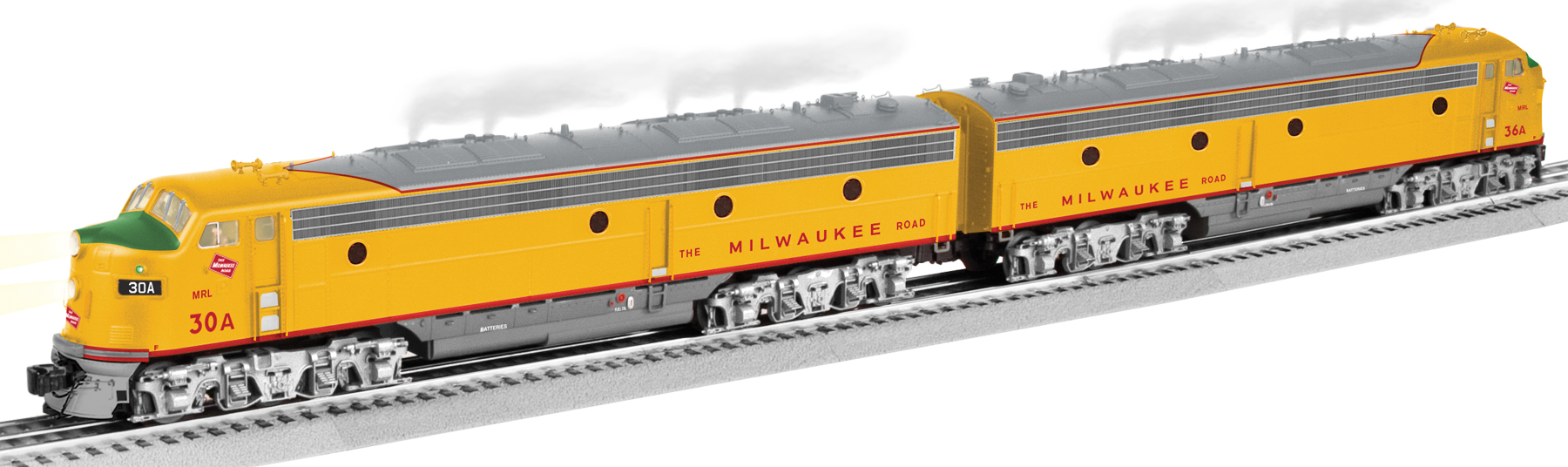 E9 Train Model Milwaukee Road LEGACY Scale E9 A-A Diesel