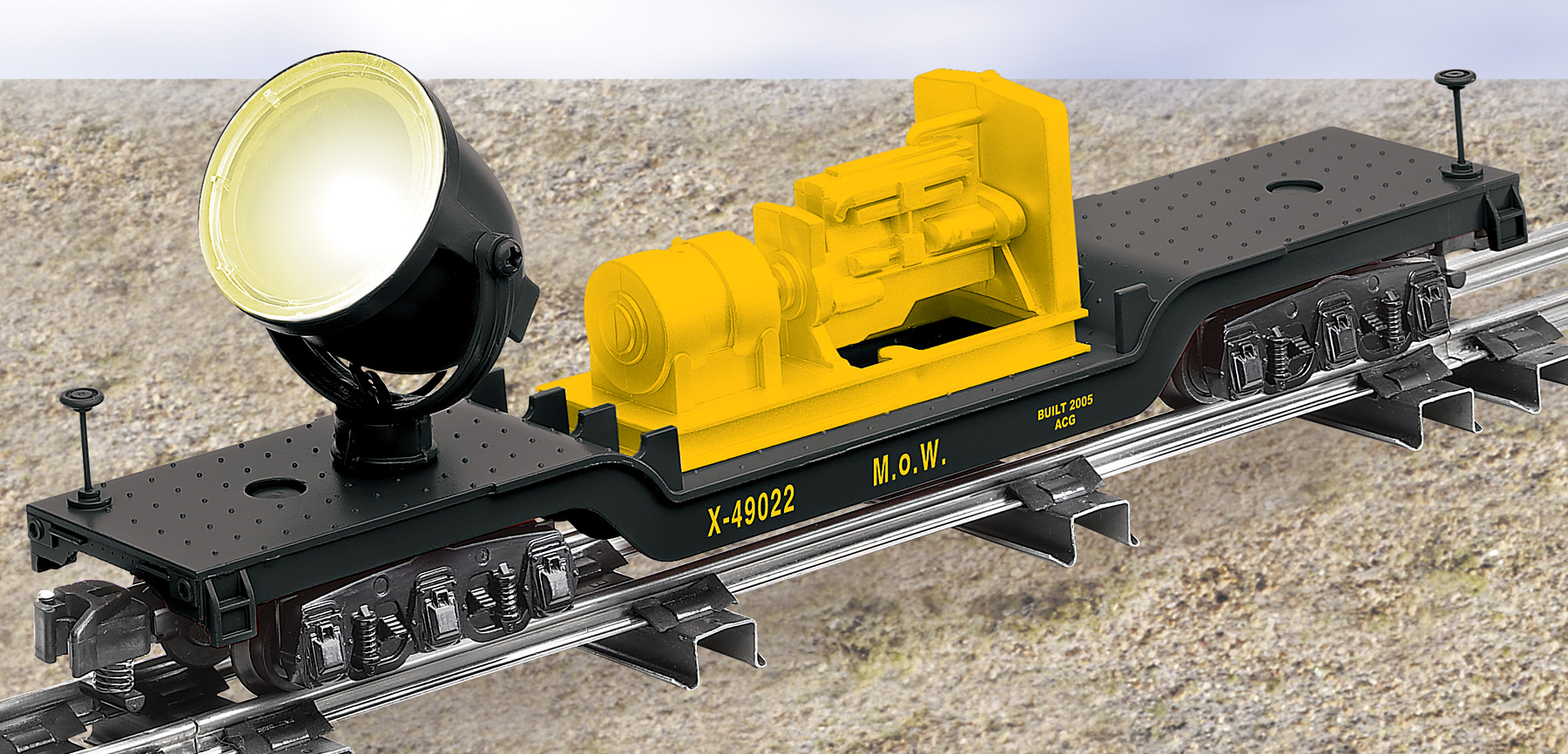 Searchlight Car Maintenance of Way Searchlight Car