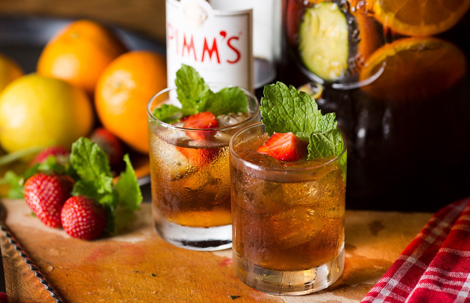 The Mix Pimm's O'Clock Recipe Pimm's & Lager Cocktails