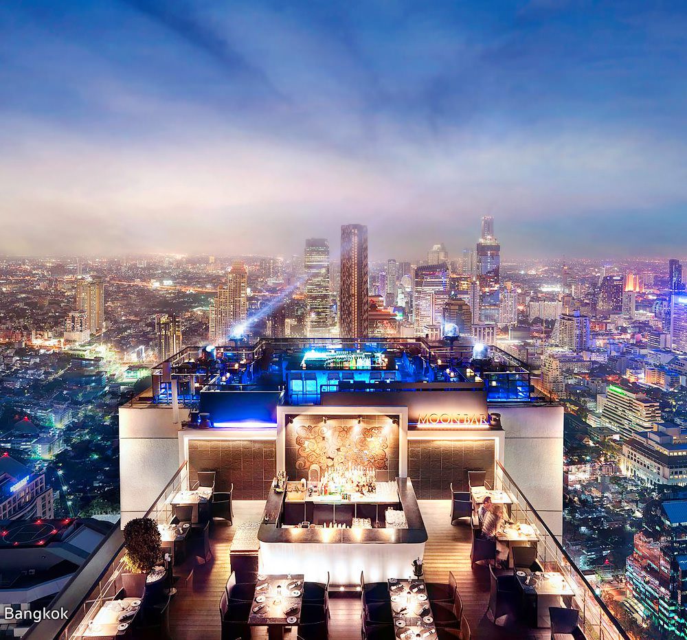 Vertigo Rooftop Bar in Bangkok