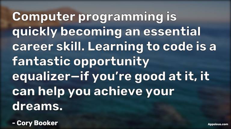 Computer programming is quickly becoming an essential career skill. Learning to code is a fantastic opportunity equalizer—if you’re good at it, it can help you achieve your dreams. Computer programming is quickly becoming an essential career skill. Learning to code is a fantastic opportunity equalizer—if you’re good at it, it can help you achieve your dreams.