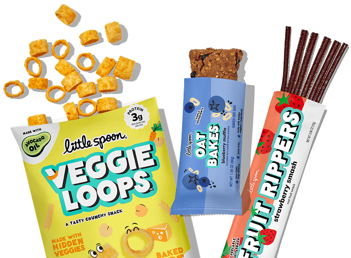 A box of Little Spoon Apple Pie Oat Bakes