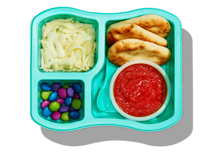 A Little Spoon Easy Cheesy Pizza Luncher.