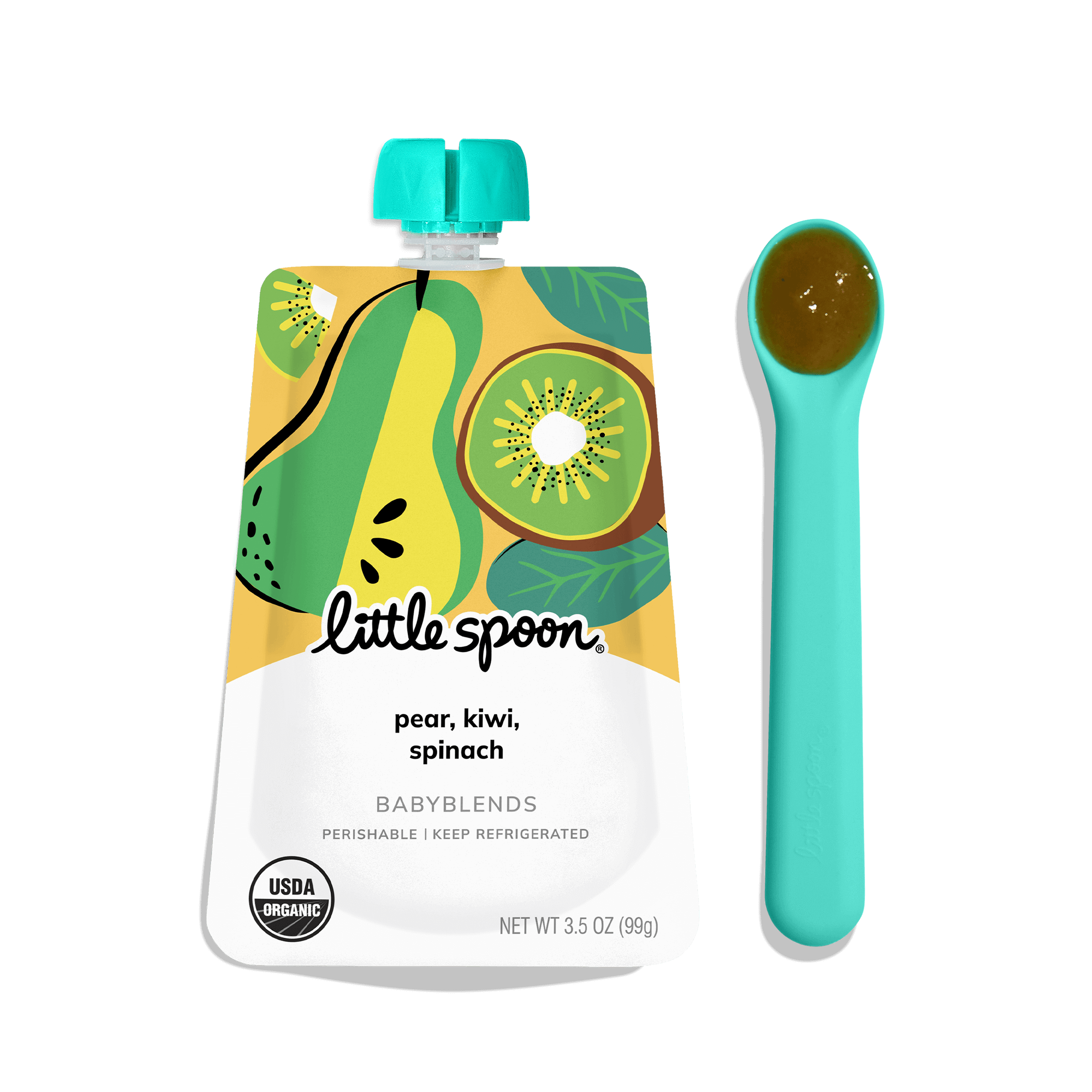 Blend of Pear, Kiwi, Spinach