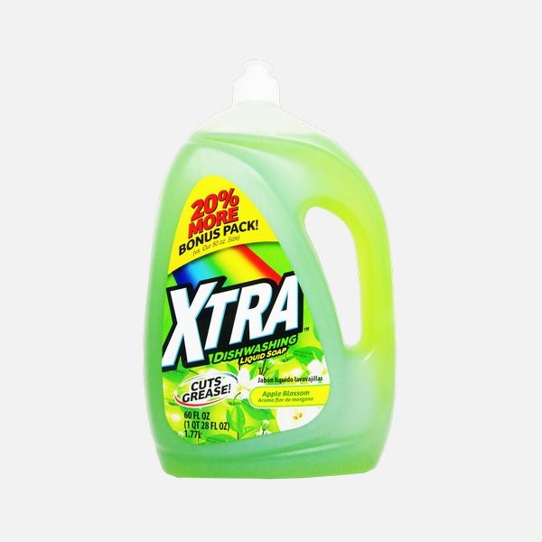 Xtra Dish Liquid Apple Green 60oz (6/cs) 洗洁精