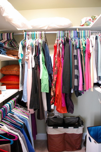 master bedroom closet reveal
