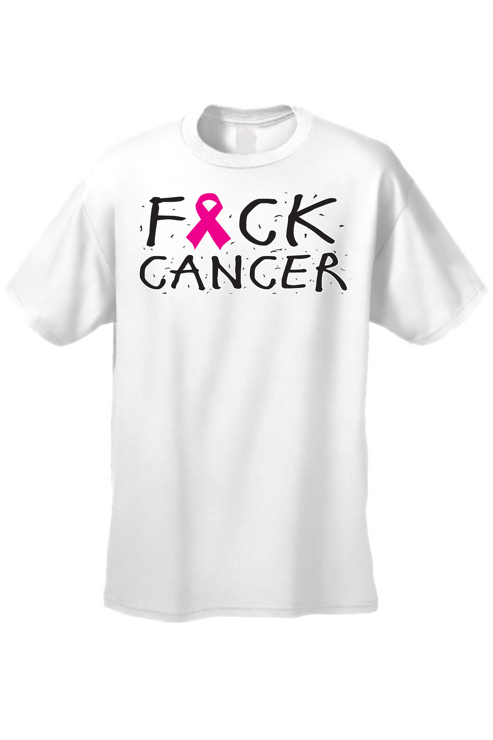 Unisex T-Shirt F*ck Cancer Breast Cancer Support Awareness ...