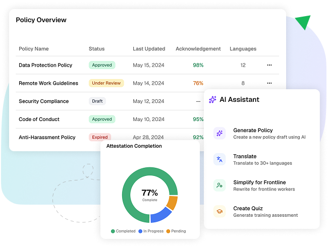 Streamline Policy Lifecycles with AI & Attestation