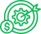 Cost-effective strategies piggy bank icon