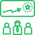Cross-training initiatives people arrows icon