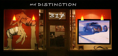 Galleries and art studios offer original works of art and energetic receptions.