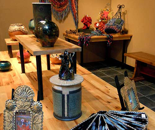 At Gallery 262, inside Escondido Municipal Gallery, you can buy ceramics, glass, jewelry, weaving, gourd art and other art pieces by local artists.