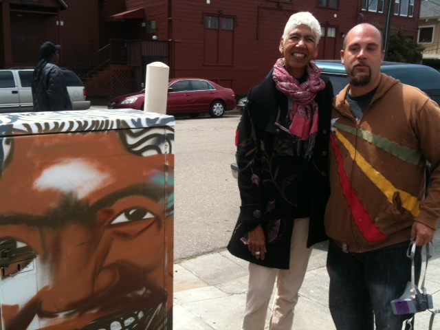 Desi WOME, Artist with Ericka Huggins