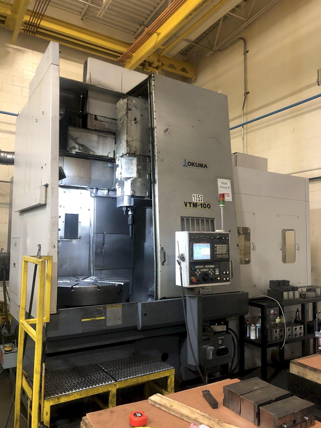 For Sale 2007 Okuma VTM100 CNC Vertical Lathe Locator Online