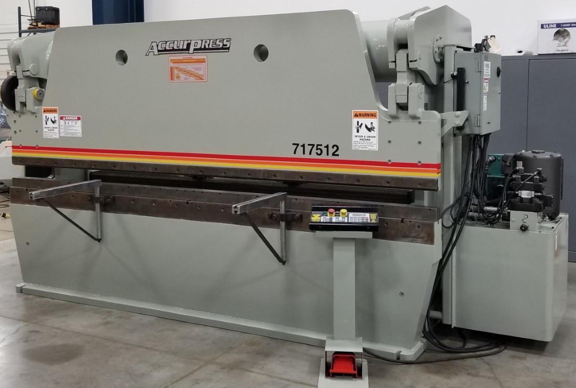 For Sale 175 TON ACCURPRESS CNC HYDRAULIC BRAKE PRESS, 12' OA, 124