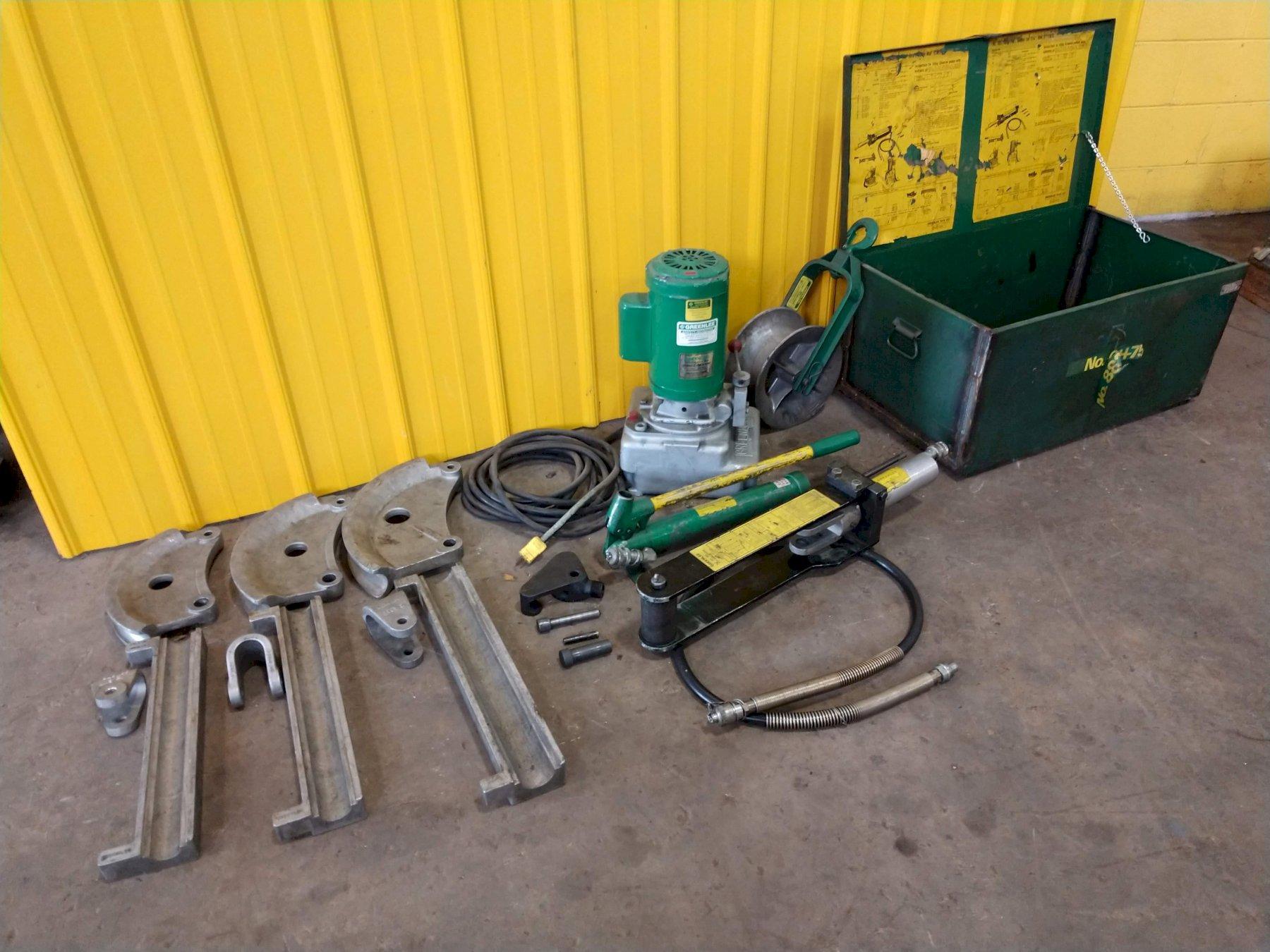 For Sale 2" GREENLEE ELECTRIC PUMP 960 HYDRAULIC CONDUIT PIPE BENDER